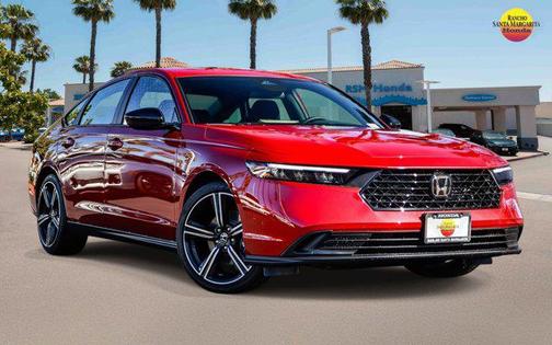 Radiant Red Metallic 2026 Honda Accord Hybrid Sport