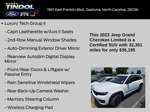 2023 Jeep Grand Cherokee LIMITED