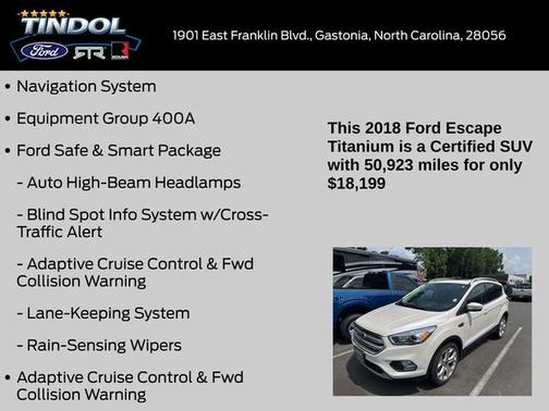 2018 Ford Escape TITANIUM