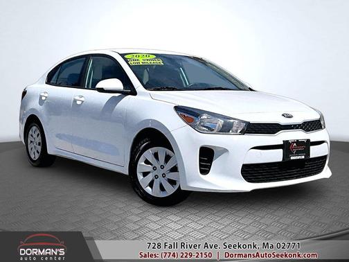 Clear White 2020 Kia Rio LX