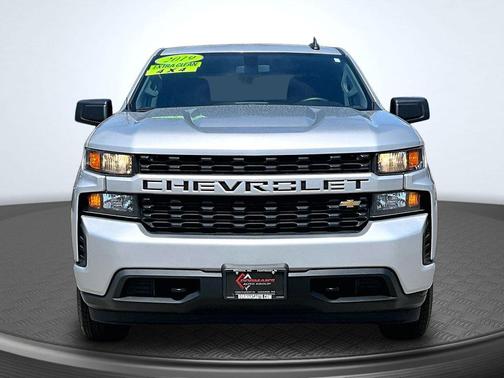 Silver Ice Metallic 2019 Chevrolet Silverado 1500 Custom