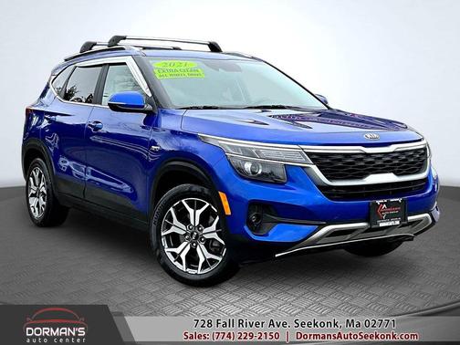 Neptune Blue 2021 Kia Seltos EX