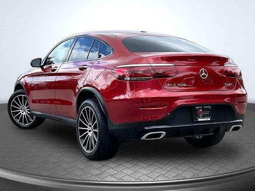 Red 2022 Mercedes-Benz GLC 300 4MATIC Coupe