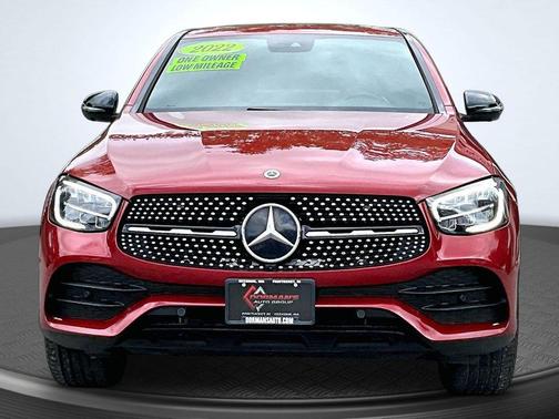 Red 2022 Mercedes-Benz GLC 300 4MATIC Coupe