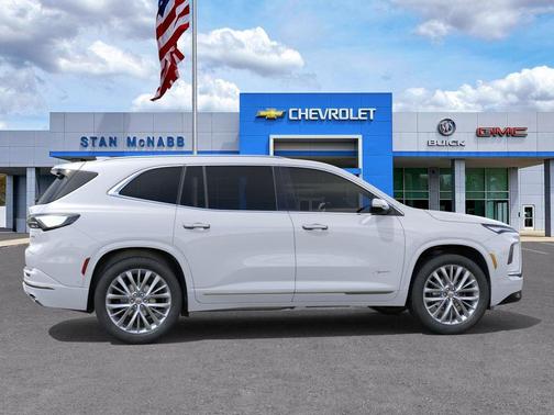 Iridescent White Tricoat 2026 Buick Enclave Avenir FWD
