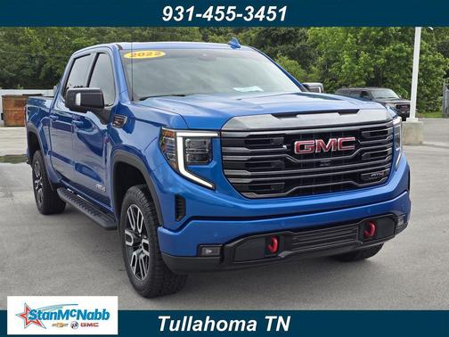 Dynamic Blue Metallic 2022 GMC Sierra 1500 AT4