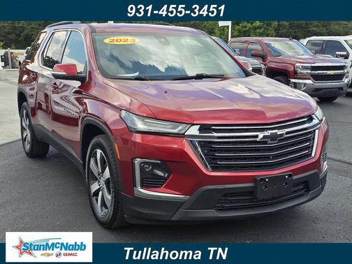 Radiant Red Tintcoat 2023 Chevrolet Traverse LT Leather