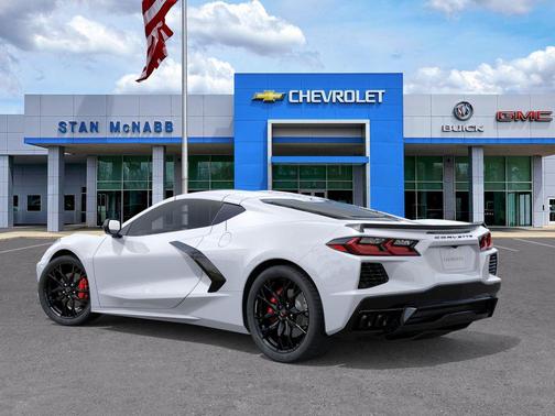 Arctic White 2026 Chevrolet Corvette Stingray w/1LT