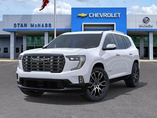 Glacier White Tricoat 2026 GMC Acadia Denali