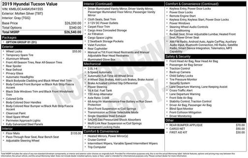 2019 Hyundai TUCSON Value