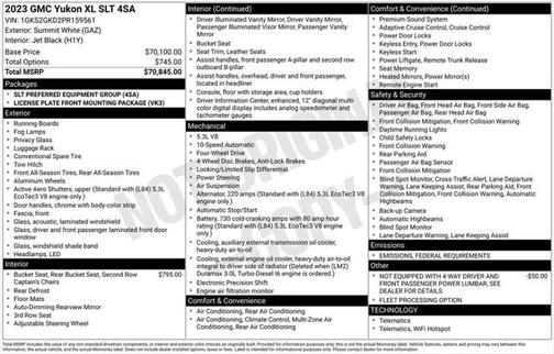 2023 GMC Yukon XL SLT