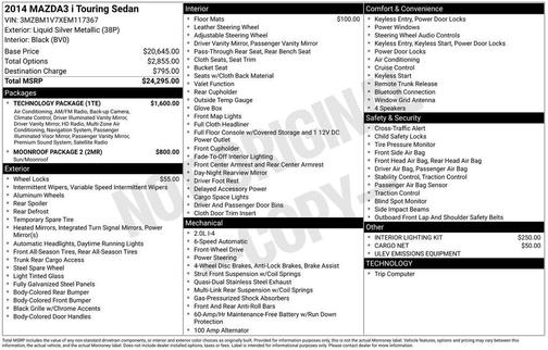 2014 Mazda Mazda3 i Touring