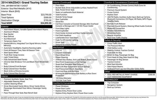 2014 Mazda Mazda3 s Grand Touring