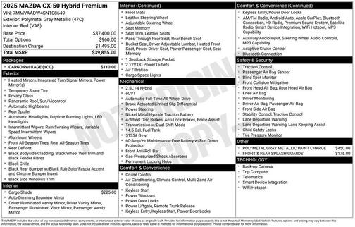 2025 Mazda CX-5 Sport