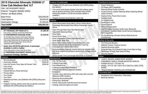 2015 Chevrolet Silverado 2500 LT