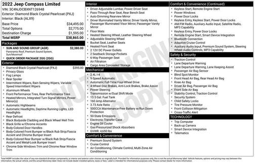 2022 Jeep Compass Limited