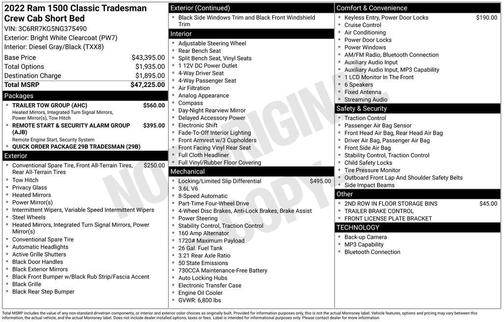 2022 RAM 1500 Tradesman