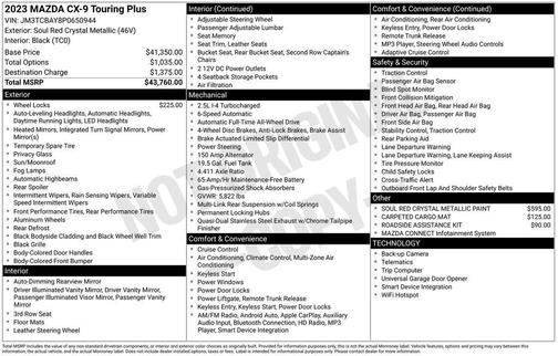 2023 Mazda CX-9 Touring