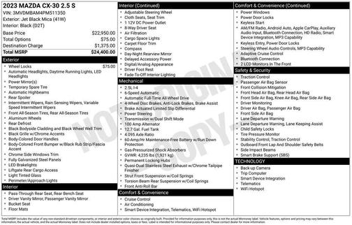 2023 Mazda CX-30 2.5 S