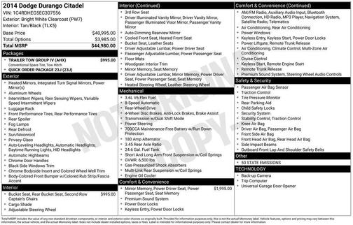 2014 Dodge Durango Citadel