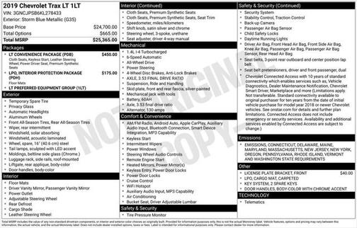 2019 Chevrolet Trax LT