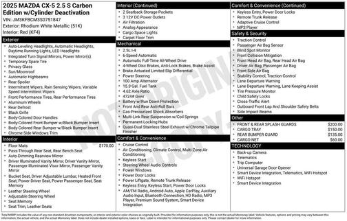 2025 Mazda CX-5 Carbon Edition