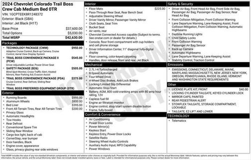 2024 Chevrolet Colorado Trail Boss