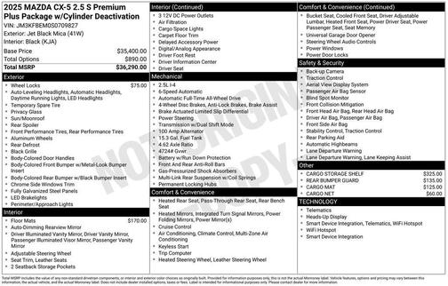 2025 Mazda CX-5 2.5 S Premium Plus