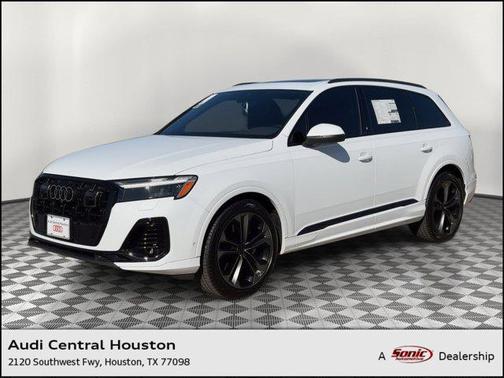 Glacier White Metallic 2026 Audi Q7 55 Premium Plus