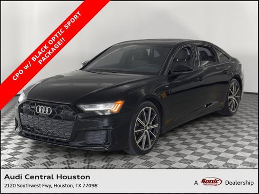 Black 2025 Audi A6 55 Prestige