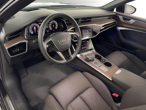 Black 2025 Audi A6 55 Prestige