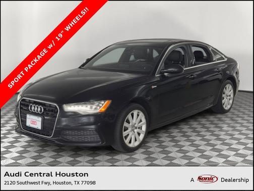 Black 2015 Audi A6 3.0T Prestige Quattro