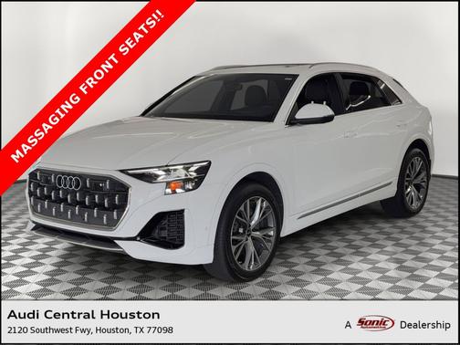 Carrara White 2024 Audi Q8 55 Prestige