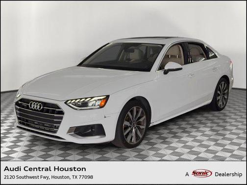 Glacier White Metallic 2023 Audi A4 40 Premium
