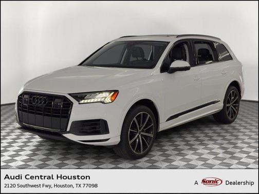 Glacier White Metallic 2023 Audi Q7 55 Premium Plus