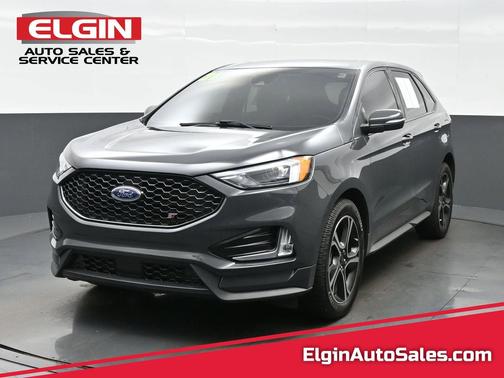 Gray 2021 Ford Edge ST