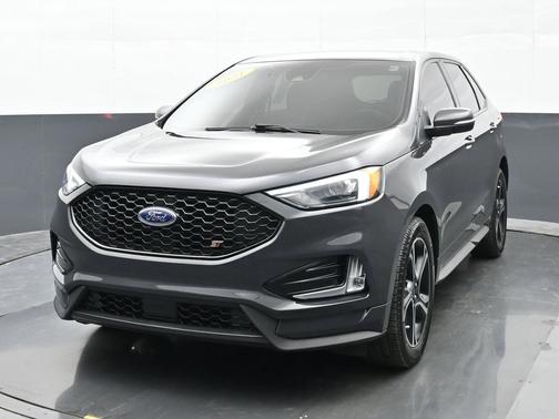 Gray 2021 Ford Edge ST
