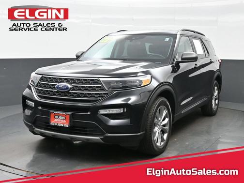 Agate Black Metallic 2022 Ford Explorer XLT