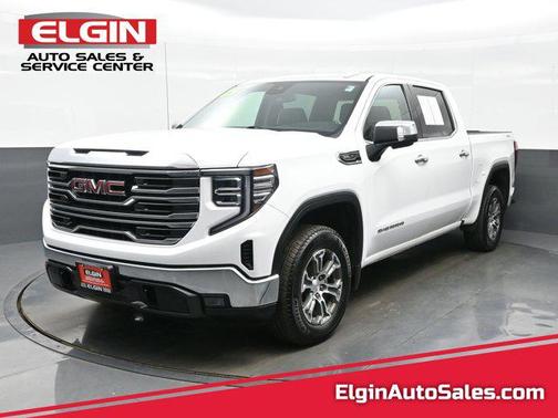 Summit White 2025 GMC Sierra 1500 SLT