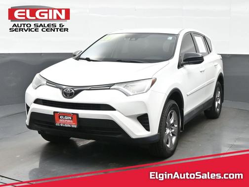 Super White 2018 Toyota RAV4 LE