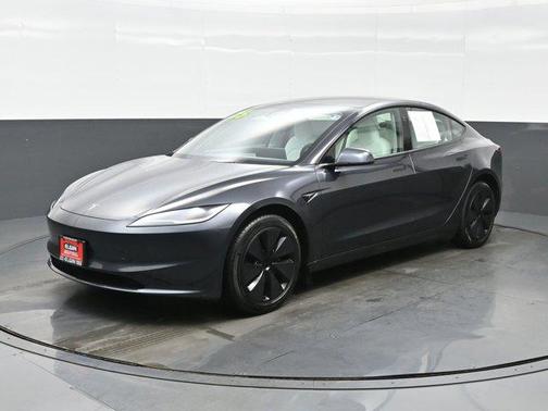 Stealth Grey 2025 Tesla Model 3 Long Range