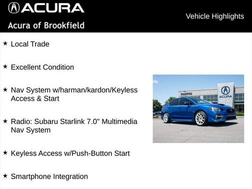 2017 Subaru WRX Limited