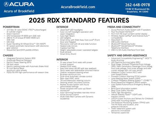 2025 Acura RDX A-Spec Advance Package