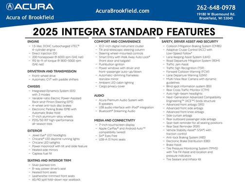 2025 Acura Integra A-SPEC Technology