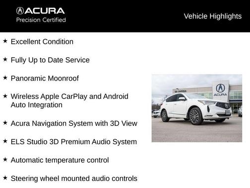 2025 Acura RDX Advance Package
