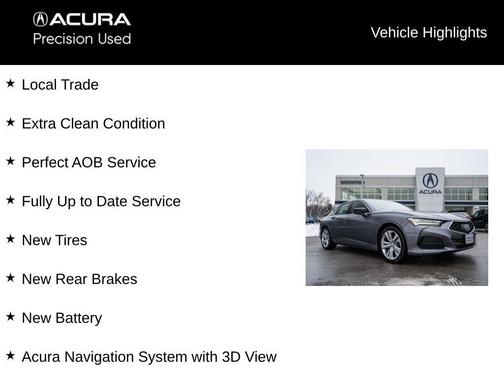 2021 Acura TLX Technology