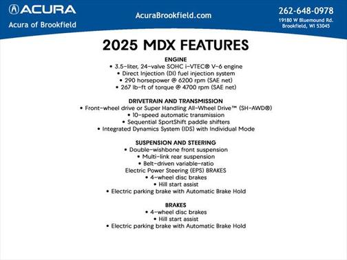 2025 Acura MDX Standard