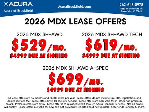 2026 Acura MDX Technology Package