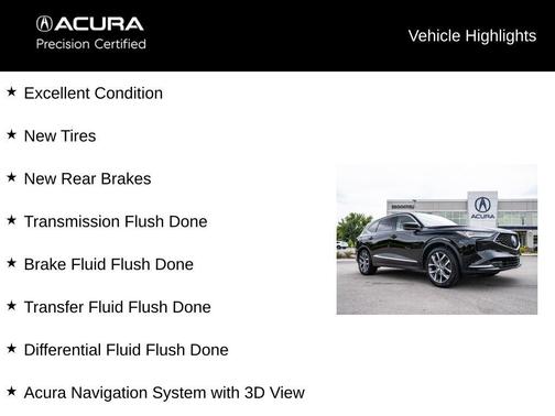 2023 Acura MDX Technology Package