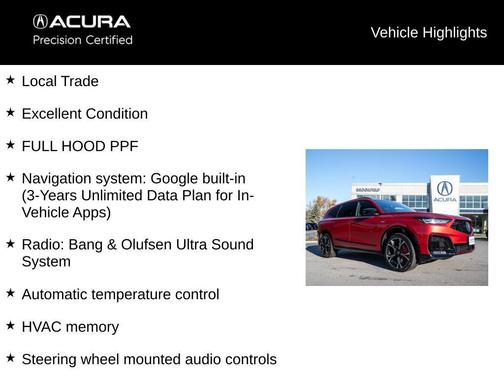 2025 Acura MDX Type S Advance Package